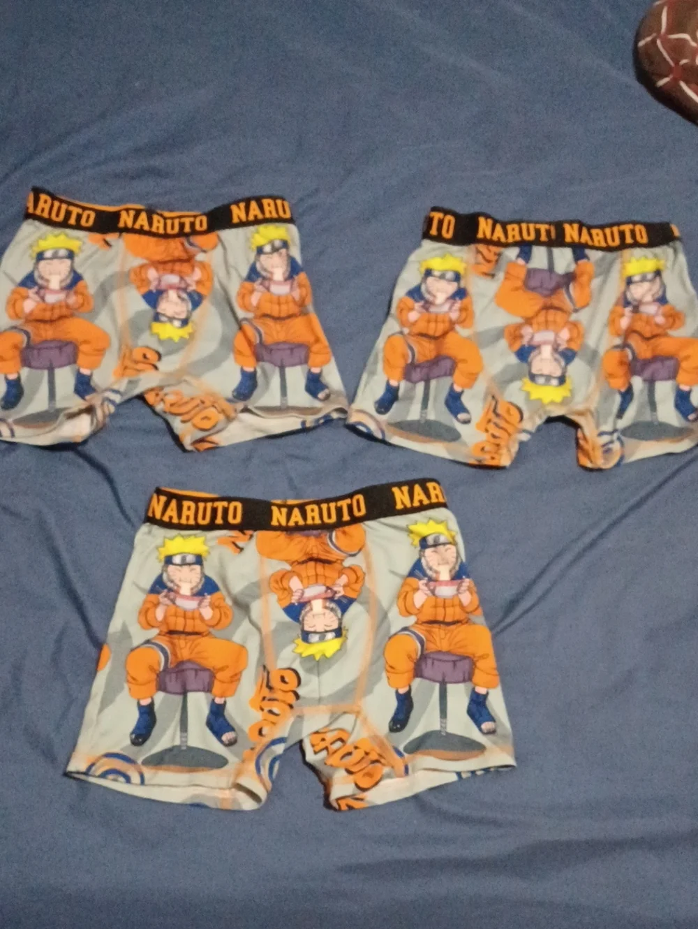 Bundle Of 8 Naruto Graphic Boxer Briefs For Boys Size 8